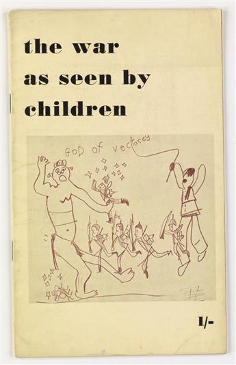 (KOKOSCHKA, OSKAR.) Siebert, J. G. The War as Seen By Children.